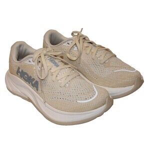NIB Hoka One‎ Women's Rincon 4 Running Sneakers Alabaster Oak Blue NWOB SZ 6.5